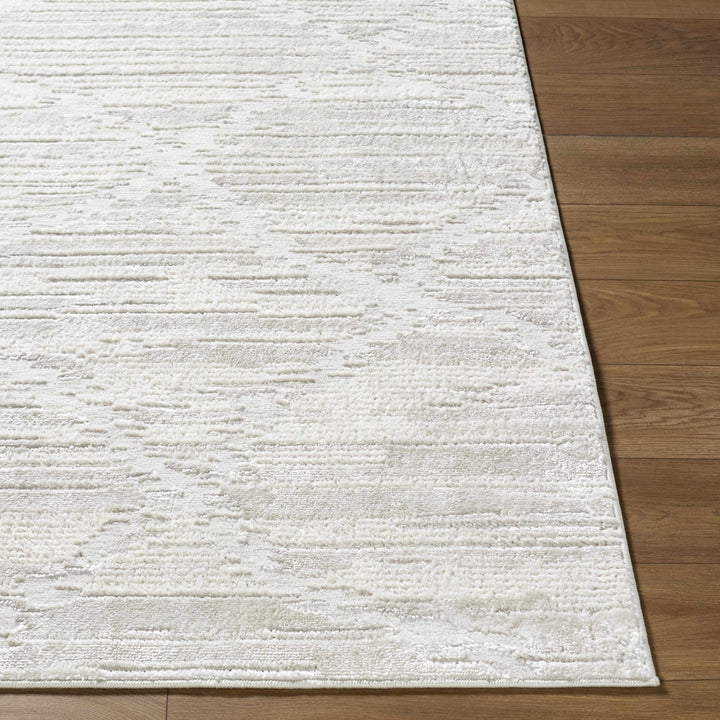 Akilah Contemporary Geometrical Ivory And Gray Rug - The Rug Decor