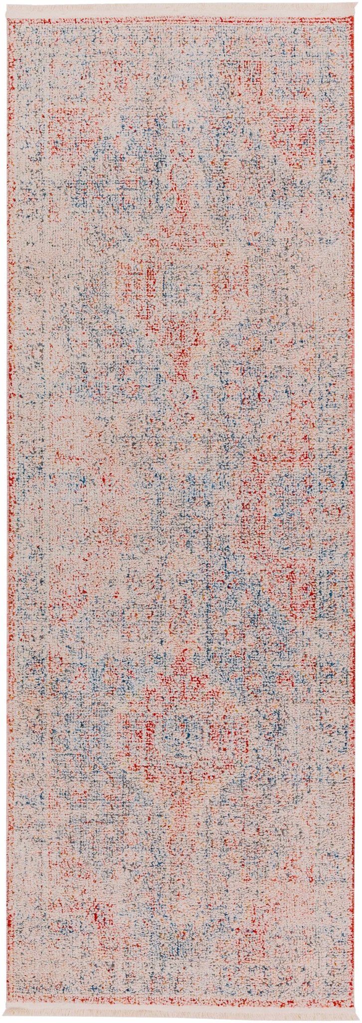 Akio Traditional Style Red & Blue Rug - The Rug Decor