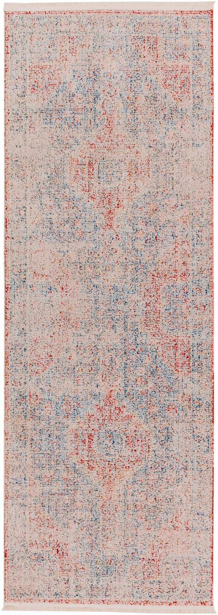 Akio Traditional Style Red & Blue Rug - The Rug Decor