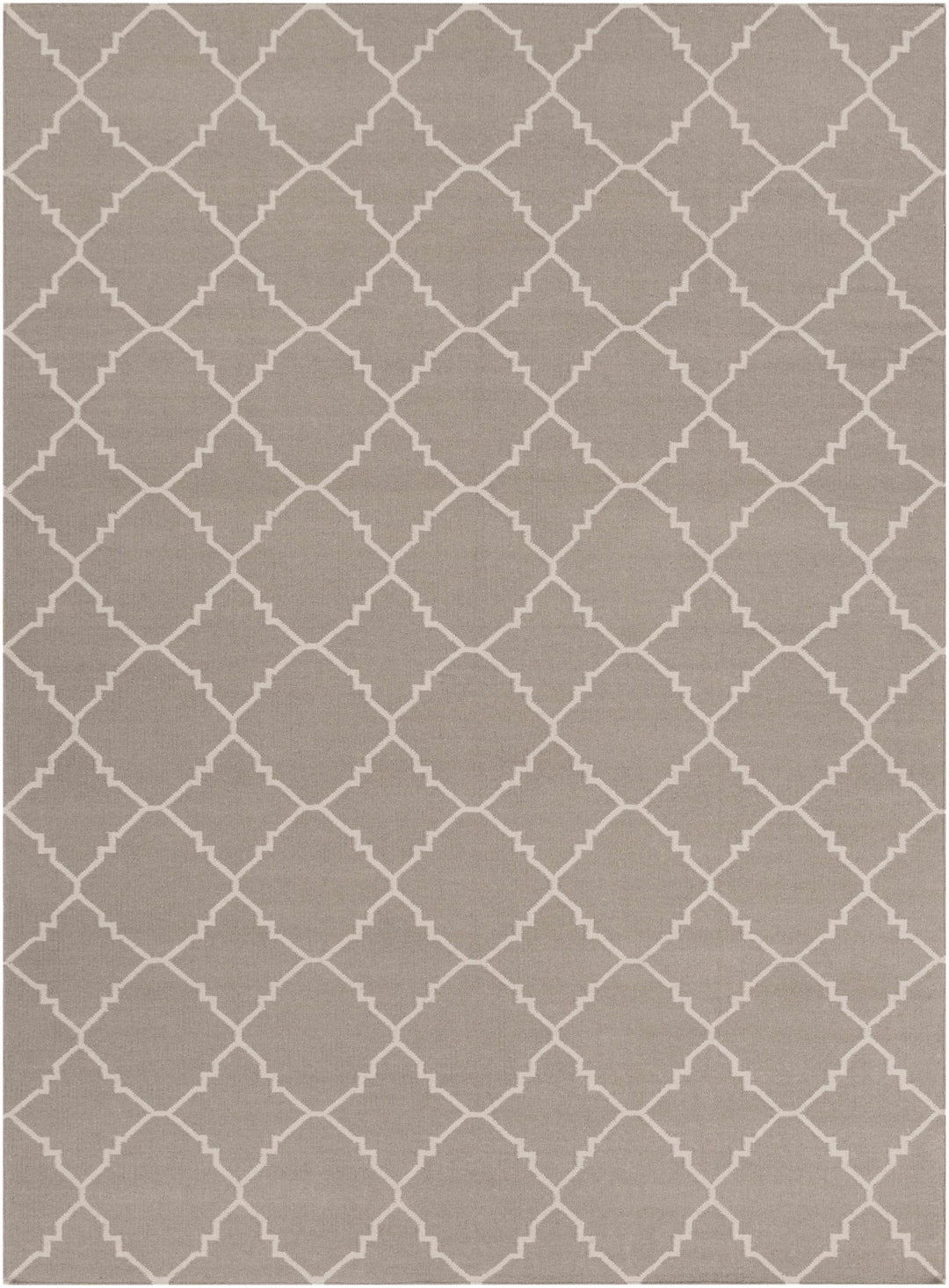 Akron Contemporary Geometrical Taupe Area Rug - The Rug Decor