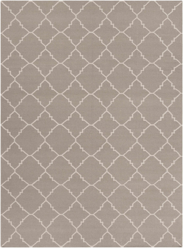 Akron Contemporary Geometrical Taupe Area Rug - The Rug Decor