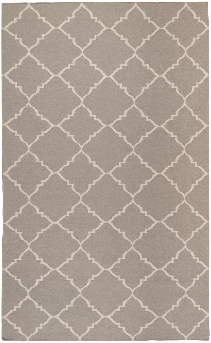 Akron Contemporary Geometrical Taupe Area Rug - The Rug Decor