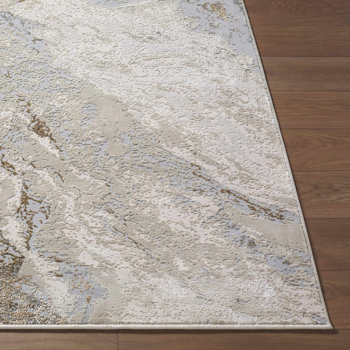 Akuchi Contemporary Abstract Gray And Beige Rug - The Rug Decor