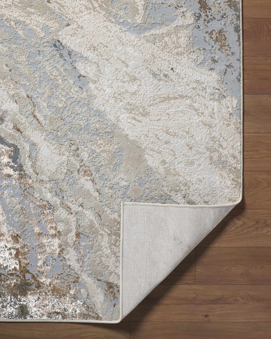 Akuchi Contemporary Abstract Gray And Beige Rug - The Rug Decor
