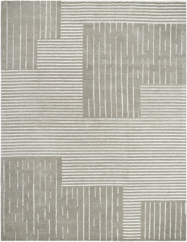 Akuji Contemporary Geometrical Beige Area Rug - The Rug Decor