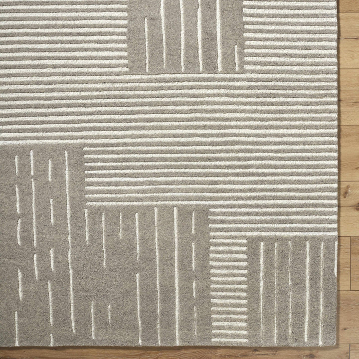 Akuji Contemporary Geometrical Beige Area Rug - The Rug Decor
