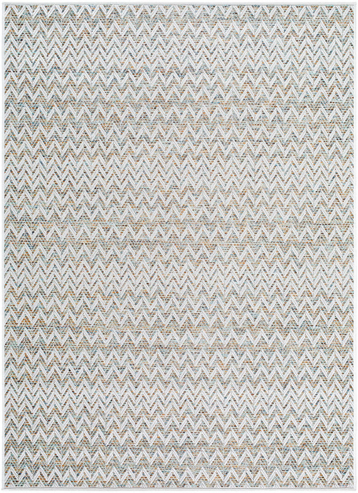 Alazne Contemporary Style Beige Outdoor Rug - The Rug Decor
