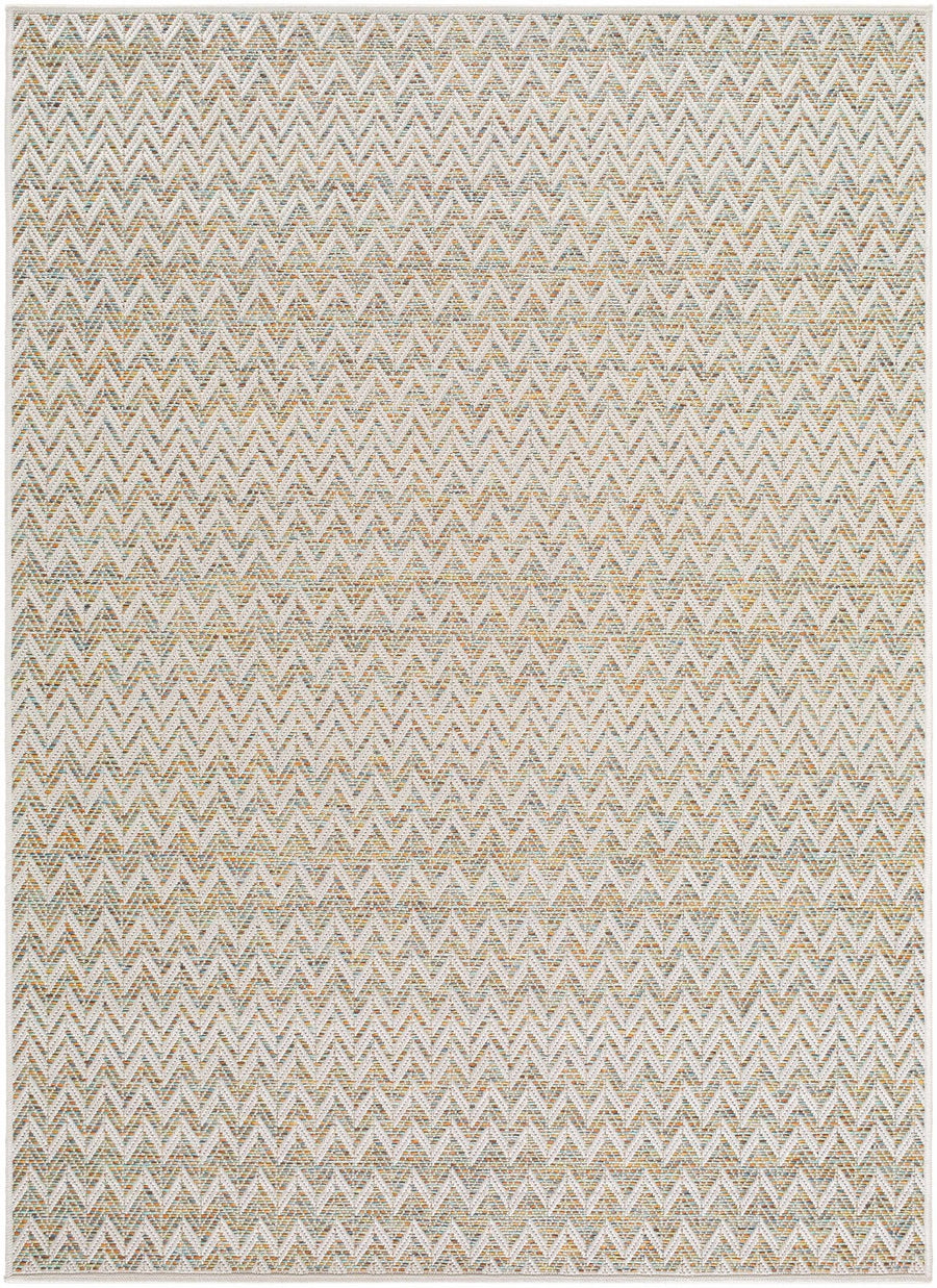 Alazne Contemporary Style Beige Outdoor Rug - The Rug Decor