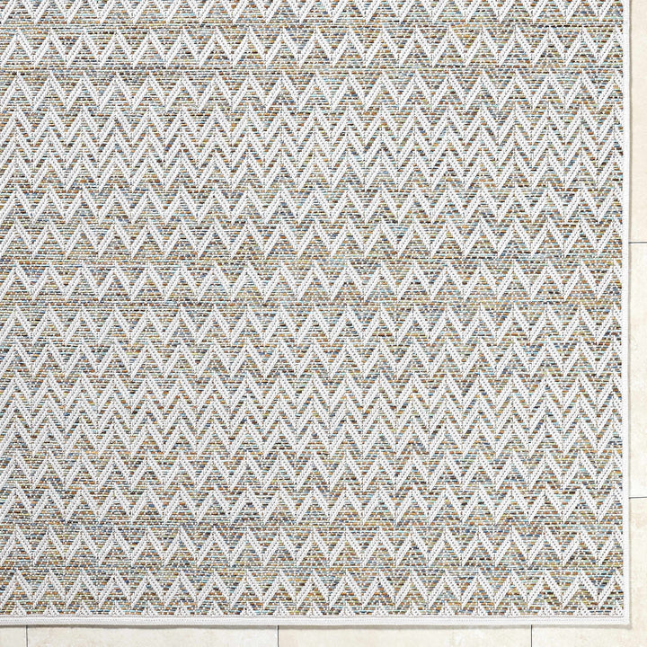 Alazne Contemporary Style Beige Outdoor Rug - The Rug Decor