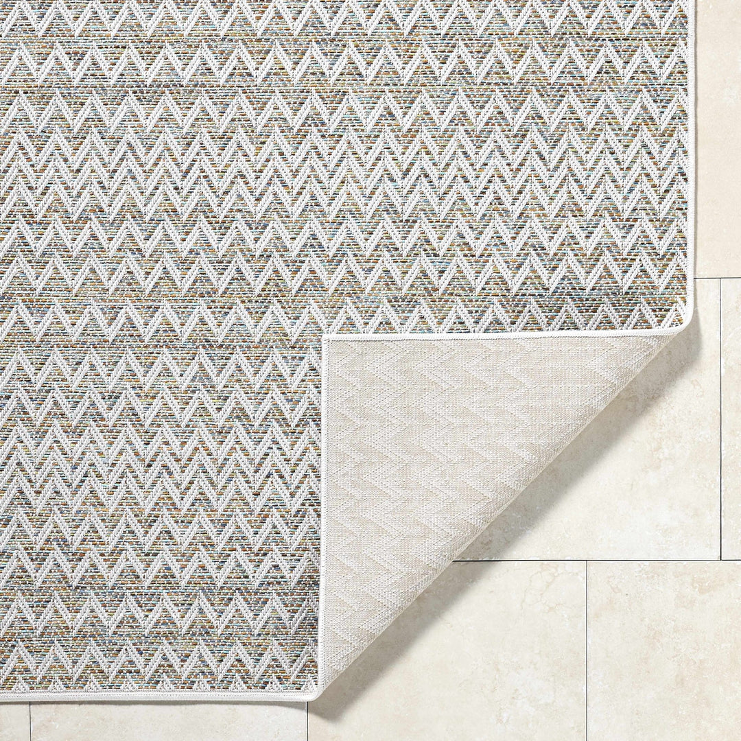 Alazne Contemporary Style Beige Outdoor Rug - The Rug Decor