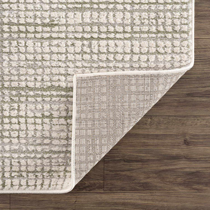 Albena Contemporary Abstract Ivory And Gray Rug - The Rug Decor