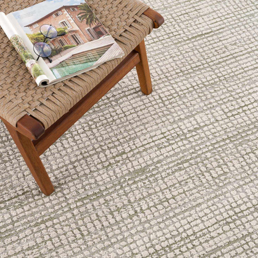 Albena Contemporary Abstract Ivory And Gray Rug - The Rug Decor