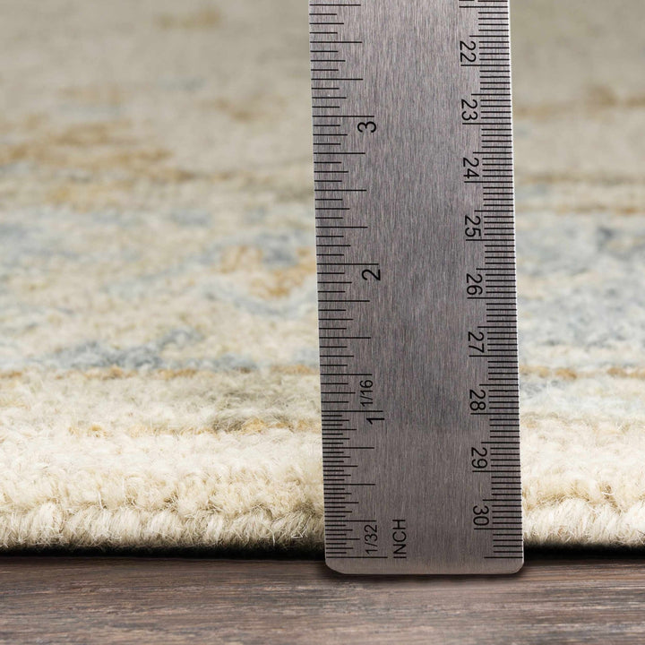 Albert Traditional Oushak Beige And Blue Area Rug - The Rug Decor