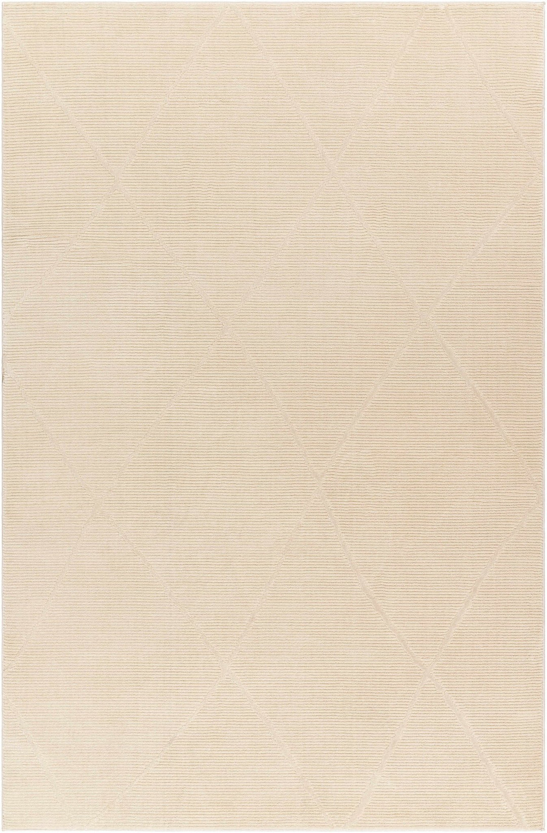 Aldis Modern Style Beige Washable Rug - The Rug Decor