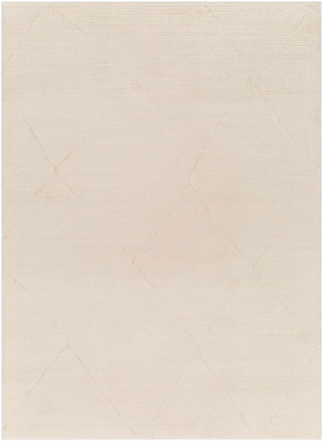 Aldis Modern Style Beige Washable Rug - The Rug Decor