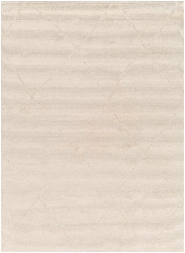 Aldis Modern Style Beige Washable Rug - The Rug Decor
