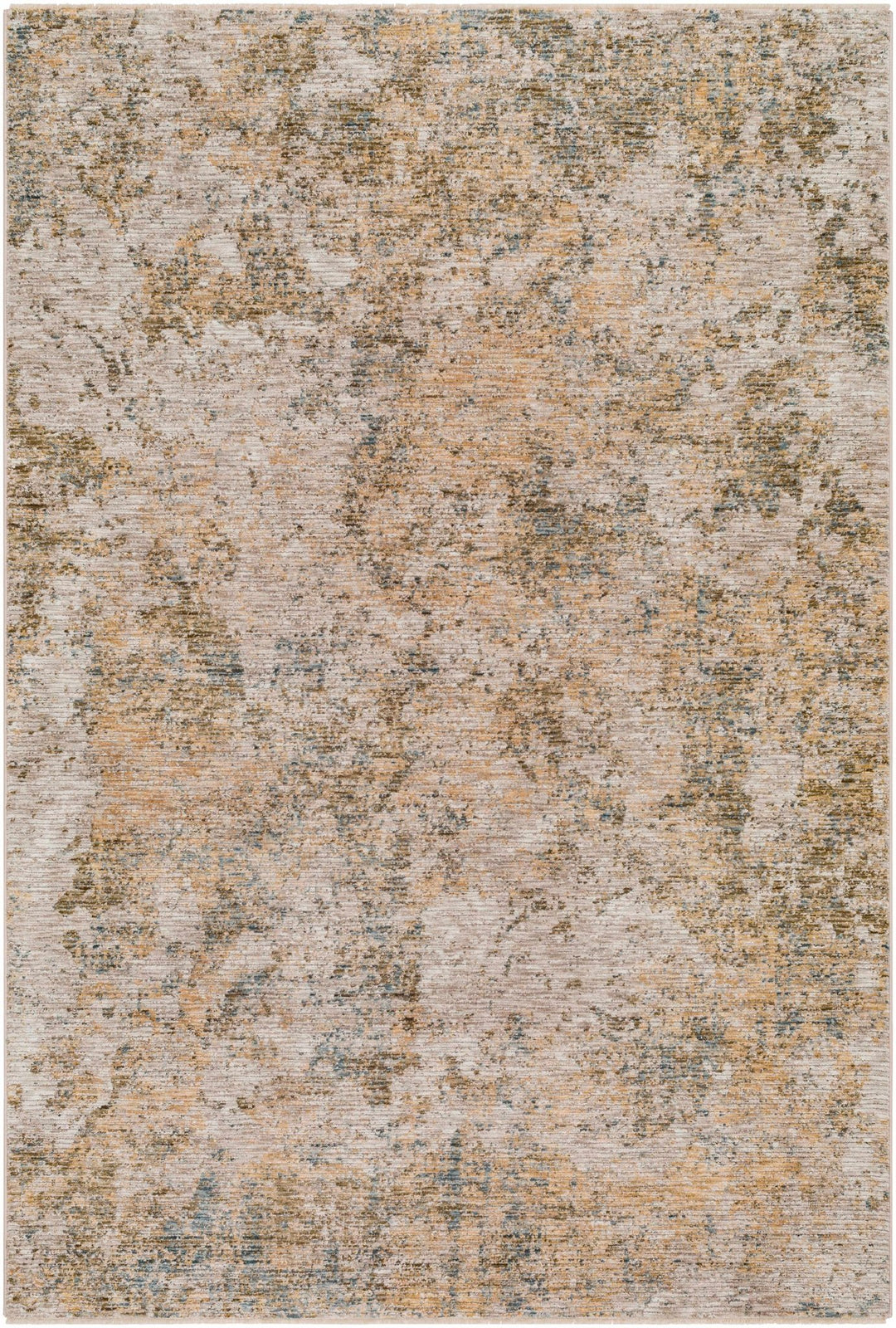 Aleka Contemporary Abstract Tan And Olive Rug - The Rug Decor