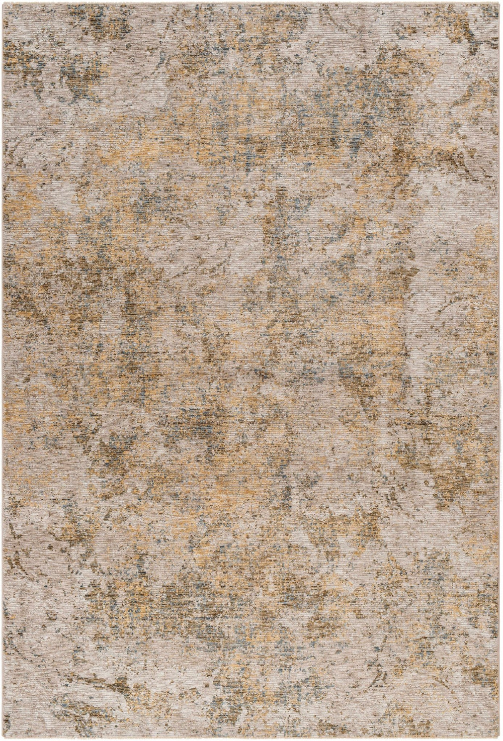 Aleka Contemporary Abstract Tan And Olive Rug - The Rug Decor
