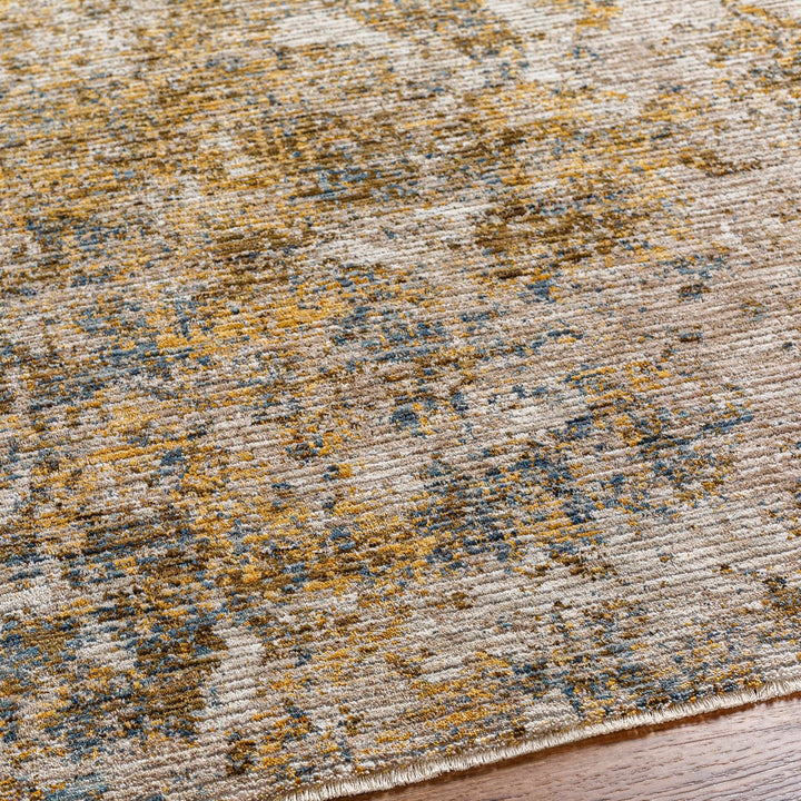 Aleka Contemporary Abstract Tan And Olive Rug - The Rug Decor