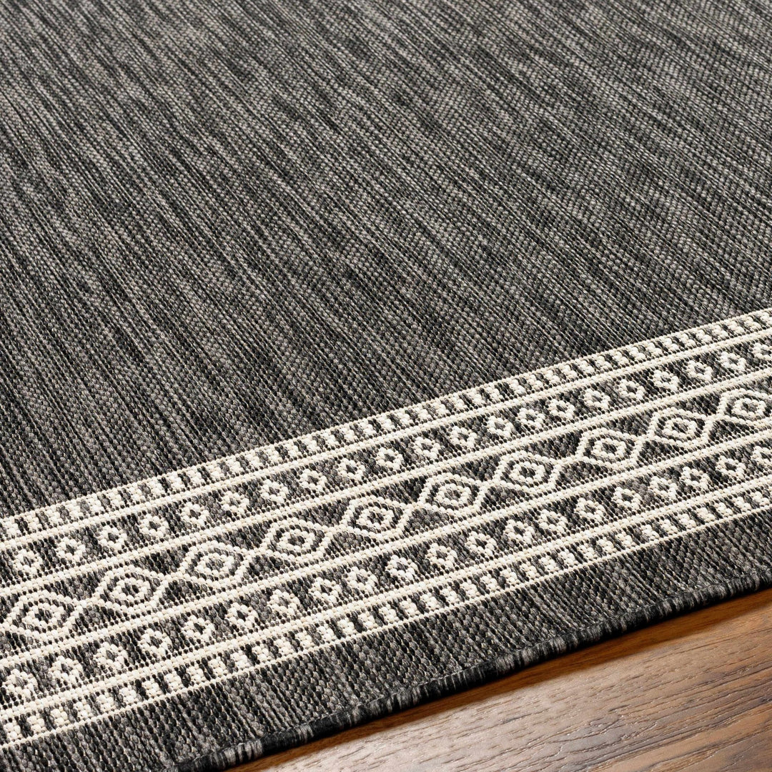 Aleli Modern Style Charcoal And Ivory Rug - The Rug Decor