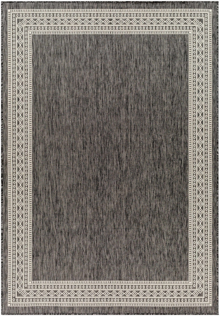 Aleli Modern Style Charcoal And Ivory Rug - The Rug Decor