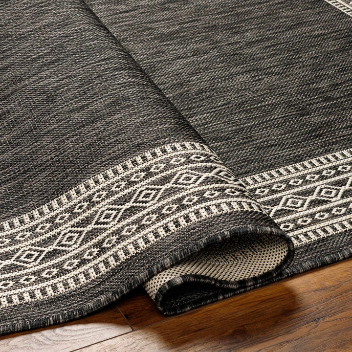 Aleli Modern Style Charcoal And Ivory Rug - The Rug Decor