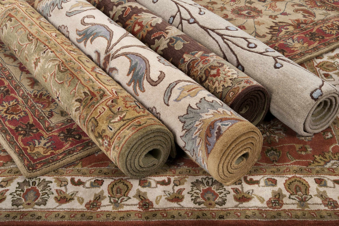 Alexander Traditional Brown And Beige Wool Rug - The Rug Decor