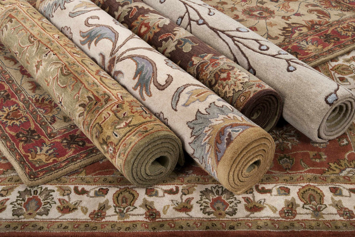 Alexander Traditional Brown And Beige Wool Rug - The Rug Decor