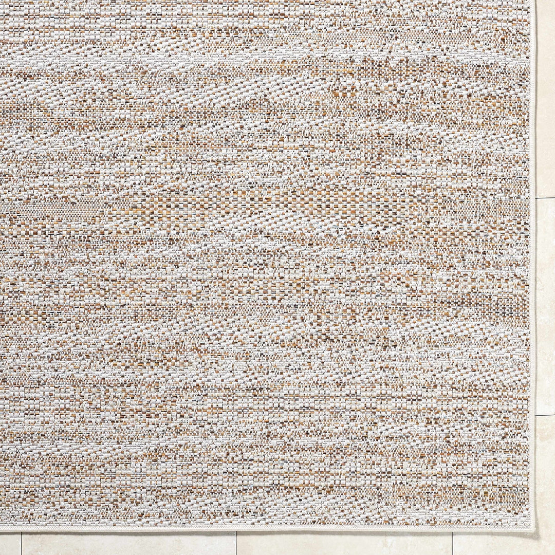 Alezae Beige Contemporary Style Outdoor Rug - The Rug Decor