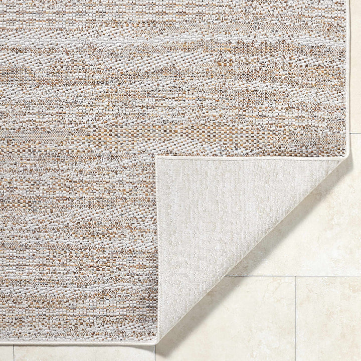 Alezae Beige Contemporary Style Outdoor Rug - The Rug Decor
