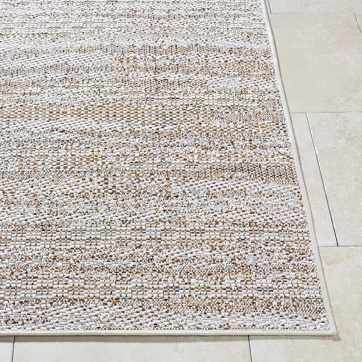 Alezae Beige Contemporary Style Outdoor Rug - The Rug Decor