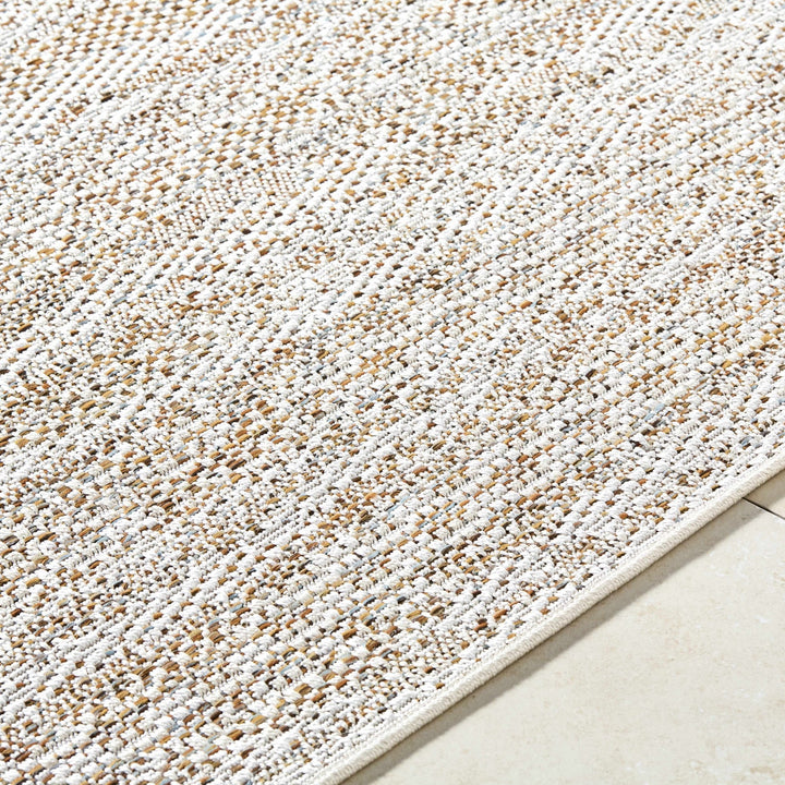 Alezae Beige Contemporary Style Outdoor Rug - The Rug Decor