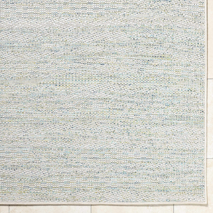 Alezae Modern Style Ivory And Blue Outdoor Area Rug - The Rug Decor