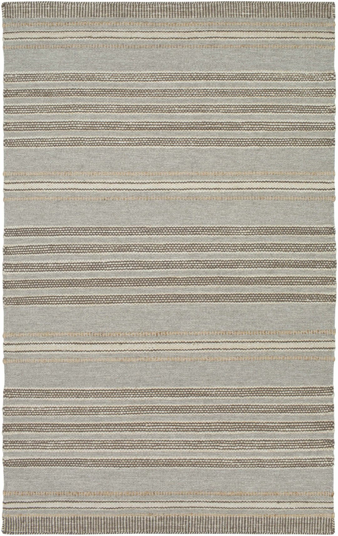 Allendorf Modern Style Gray And Beige Hand Woven Wool Area Rug - The Rug Decor