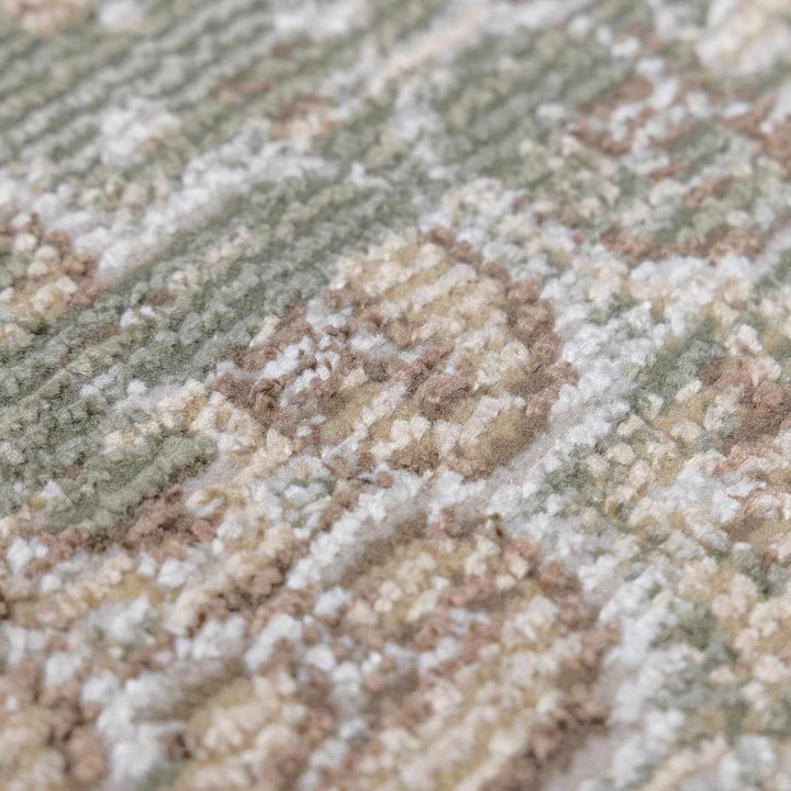 Allene Traditional Gray And Brown Machine Woven Rug - The Rug Decor