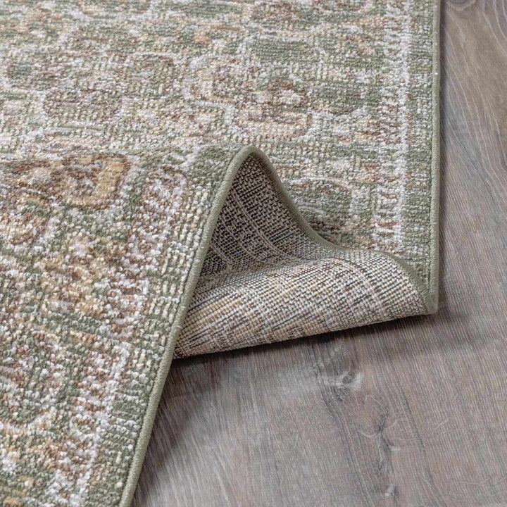 Allene Traditional Gray And Brown Machine Woven Rug - The Rug Decor