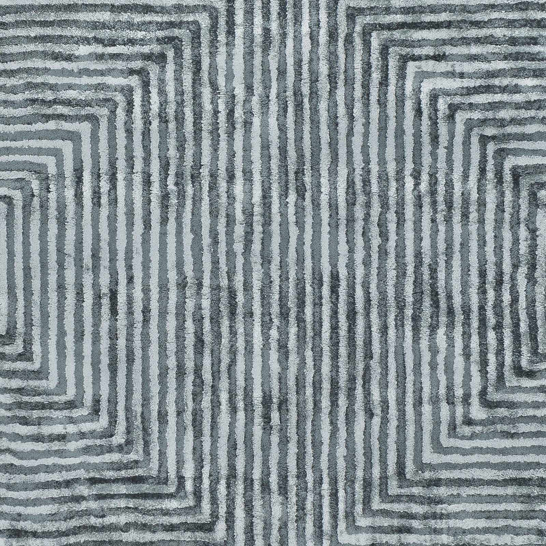 Alna Modern Style Charcoal And Silver Hand Tufted Area Rug - The Rug Decor