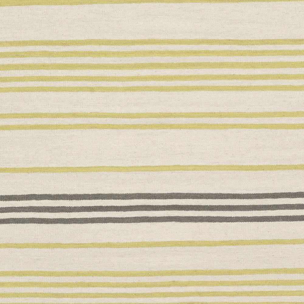 Aloma Contemporary Stripes Olive And Beige Area Rug - The Rug Decor