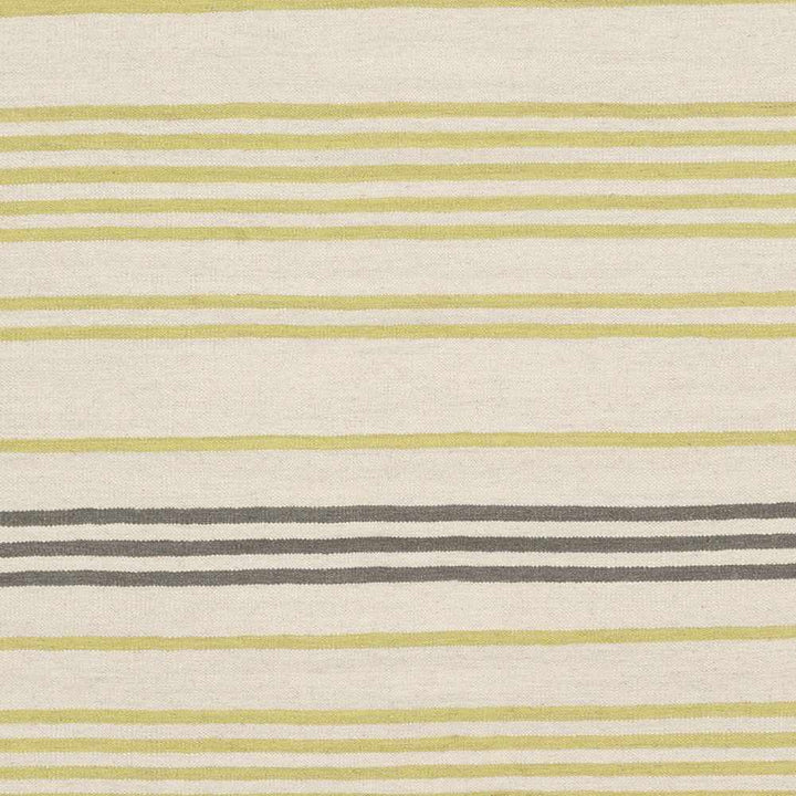 Aloma Contemporary Stripes Olive And Beige Area Rug - The Rug Decor