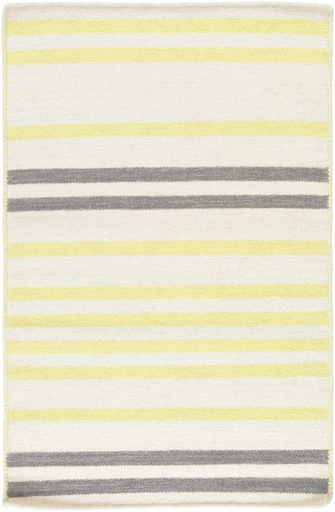 Aloma Contemporary Stripes Olive And Beige Area Rug - The Rug Decor