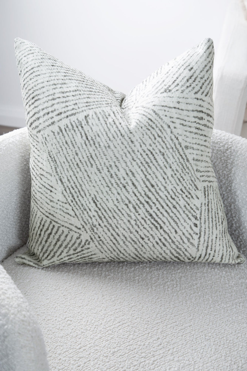Alpine Monochrome Cushion in Pillow - The Rug Decor