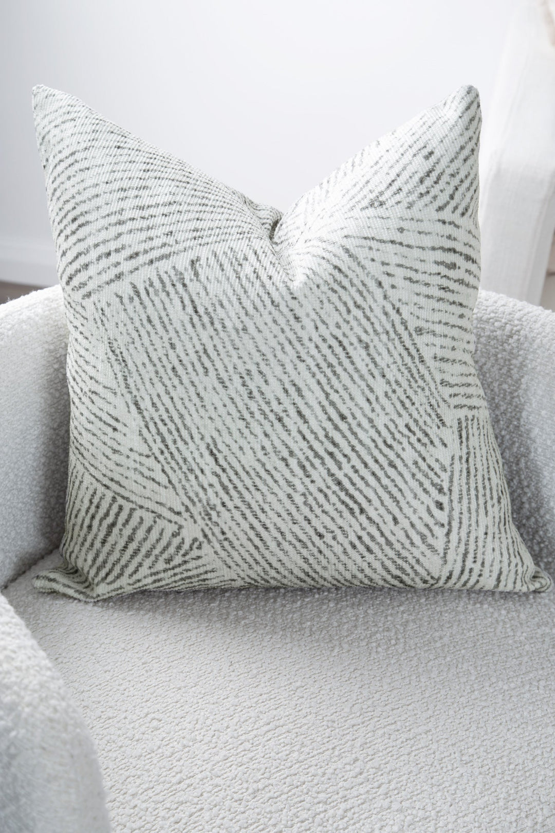 Alpine Monochrome Cushion in Pillow - The Rug Decor