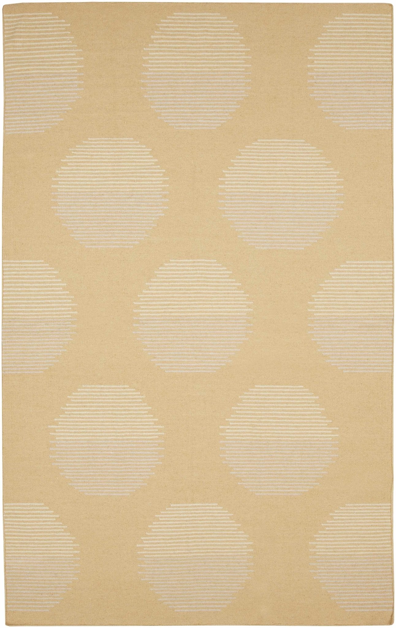 Alston Contemporary Geometrical Beige Area Rug