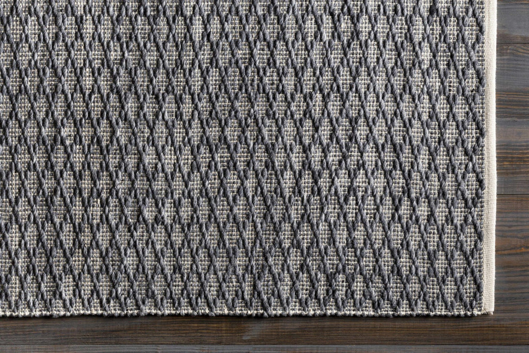 Alta Modern Style Gray And Ivory Hand Woven Area Rug - The Rug Decor