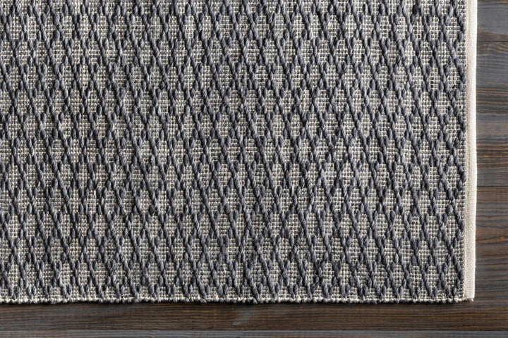 Alta Modern Style Gray And Ivory Hand Woven Area Rug - The Rug Decor