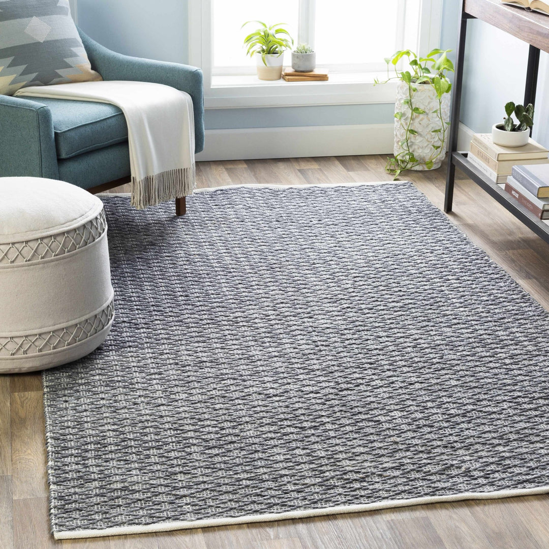 Alta Modern Style Gray And Ivory Hand Woven Area Rug - The Rug Decor