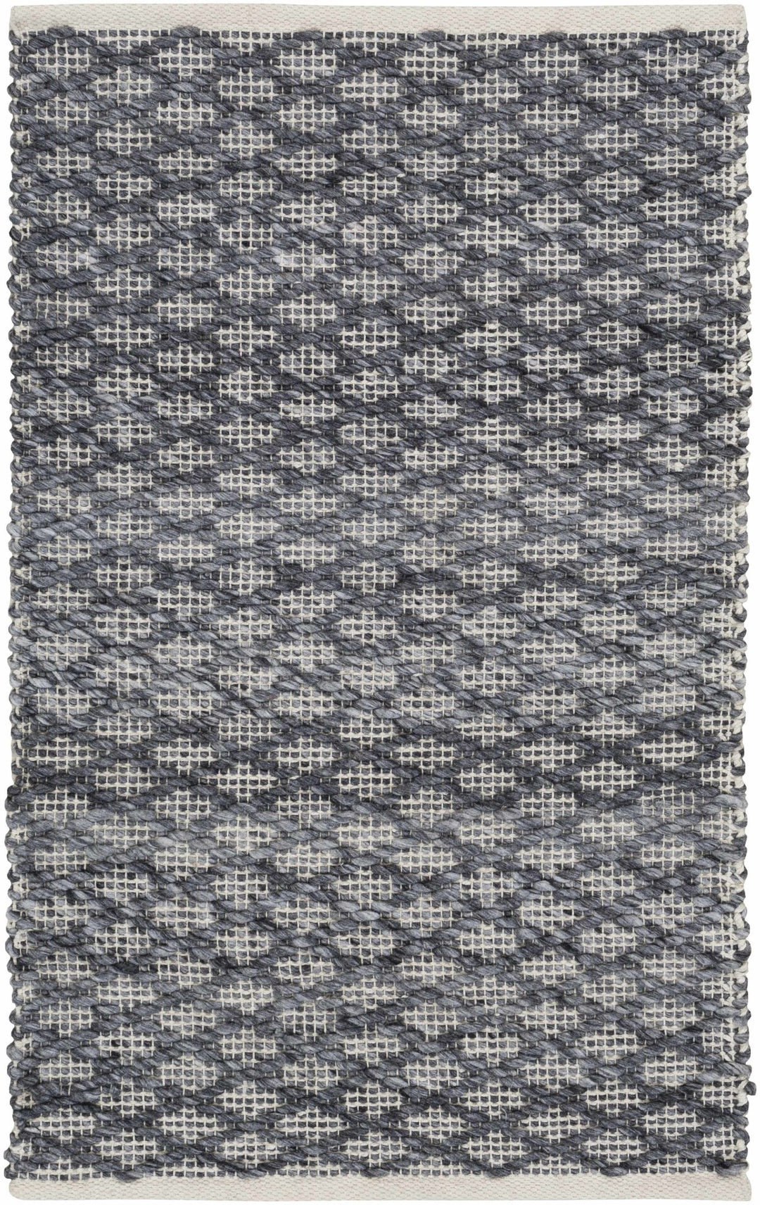 Alta Modern Style Gray And Ivory Hand Woven Area Rug - The Rug Decor