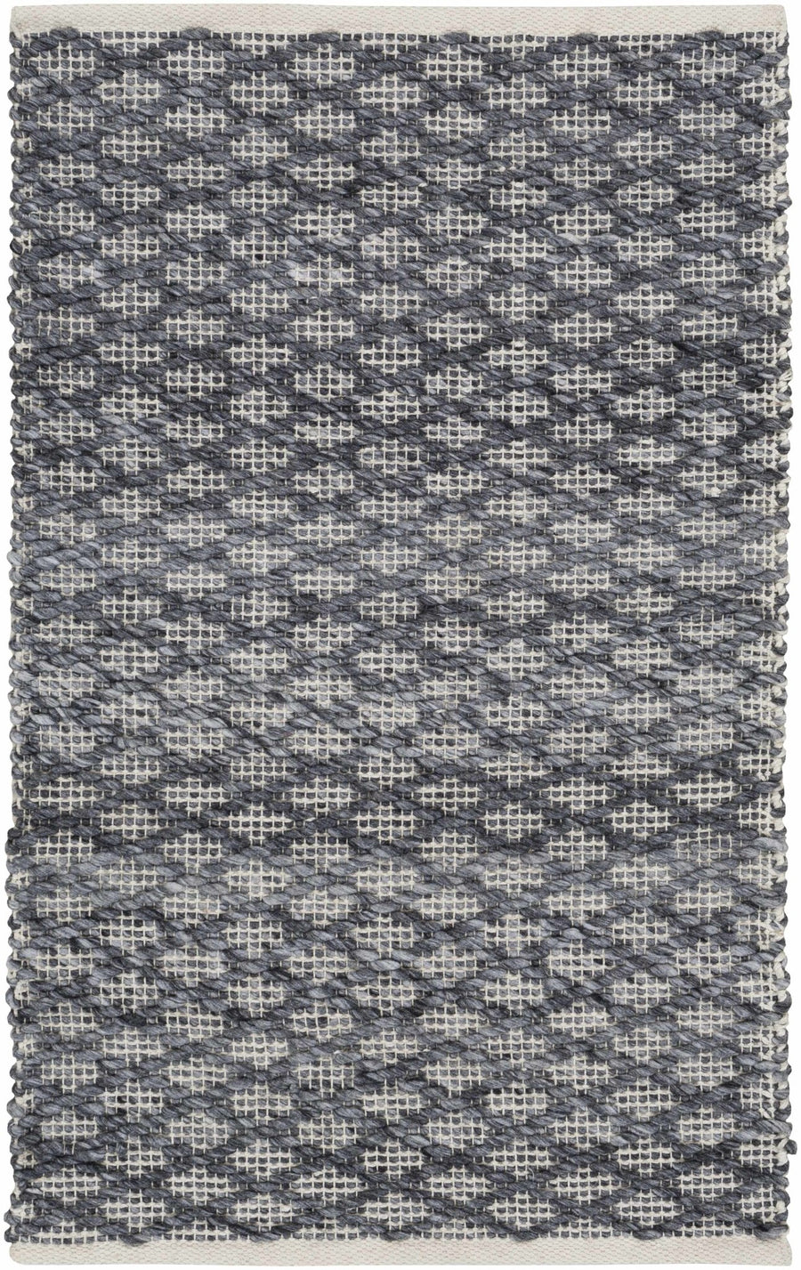 Alta Modern Style Gray And Ivory Hand Woven Area Rug - The Rug Decor