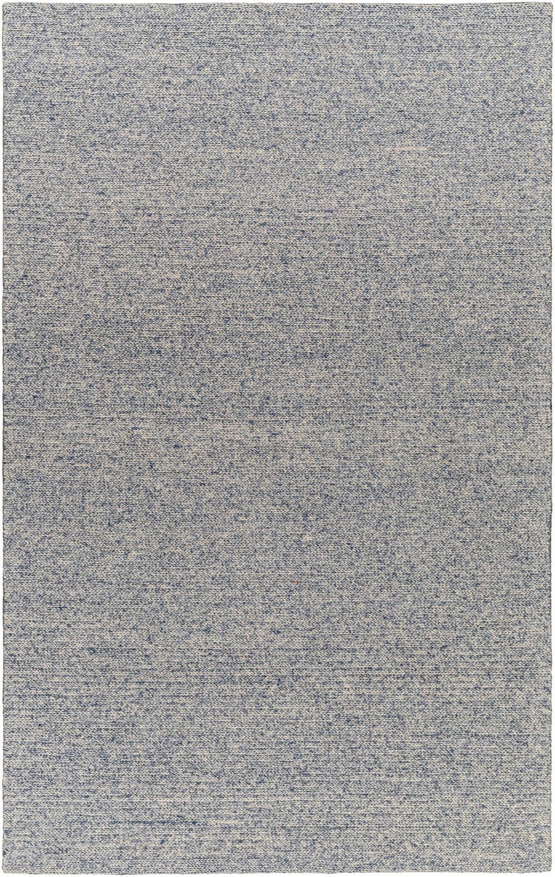 Alyra Contemporary Blue And Beige Wool Rug - The Rug Decor