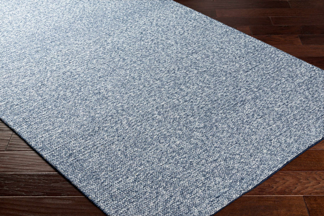 Alyra Contemporary Solid Blue Area Rug - The Rug Decor